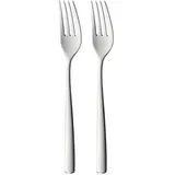 WMF Boston Menügabel 19,7 cm, Cromargan Edelstahl poliert, glänzend, spülmaschinenfest, 13 x 12 x 12.600 cm (Packung mit 2)