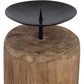 vidaXL Windlicht 3 pcs Holz Braun