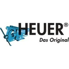 BROCKHAUS HEUER Schraubstock Metall 120 mm blau mit auswechselbaren Backen