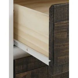 OTTO home Morgan 165 x 68 x 35 cm Weiß / Braun