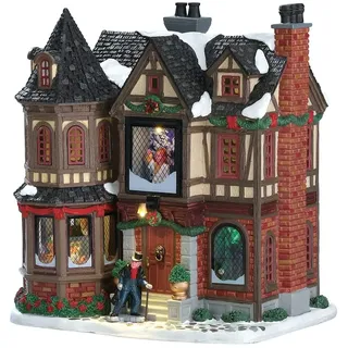 Lemax - Caddington Village - Sights & Sounds: Scrooge's Manor mit 4,5V-Adapter Art.-Nr. 75191