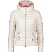 Cartoon Damen Steppjacke mit Reißverschlusstaschen Wind Chime,42 - 42