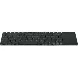 Rapoo E2710 Wireless Keyboard mit Touchpad DE schwarz (16170)