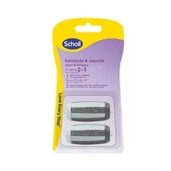 Scholl® Velvet SmoothTM Rouleaux de Remplacement 2 en 1 Exfoliant & Lissant Accessoire(S) pc(s)