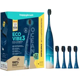 happybrush Eco Vibe 3 Starterkit Ocean + 4 Refills