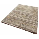 HANSE HOME Mint Rugs Chloe Design Teppich Hochflor Wohnzimmer-Teppich Weich Flauschig Langflor Shaggy Flokati Optik für Wohnzimmer Küche Flur oder Schlafzimmer Braun Mottled 200x290 cm