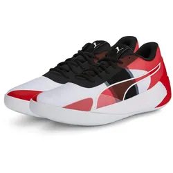 Puma Hallen-Indoorschuhe Fusion Nitro Team weiss/rot Herren