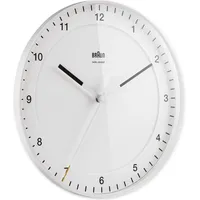 Braun BC 17 W-DCF Funkwanduhr Weiß