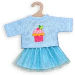 HELESS 2050 Puppen-Pullover und Tüllrock "Cupcake", Gr. 35-45 cm