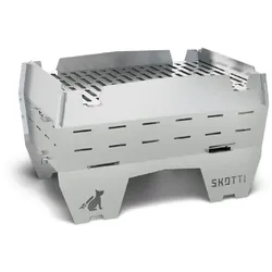 Skotti Grill Mini Holzkohlegrill Campinggrill faltbar mit Tasche