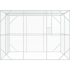 vidaXL Voliere 302 x 206 x 214 cm Anthrazit