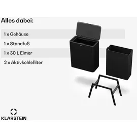 Klarstein Yuma 30 l Schwarz