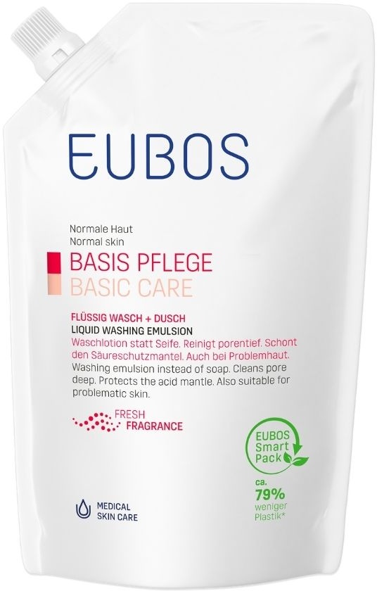 Eubos® Flüssig rot Nachfüllbeutel mit frischem Duft Flüssigkeit 400 ml 400 ml Flüssigkeit