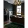 KADIMA DESIGN Dekofigur Hai Aluminium 70 cm mit Sockel, Design Metall in Gold 70x27x49 cm