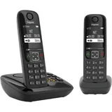 Gigaset AS690A Duo - 2 Schnurlose Dect-Telefone Mit Anrufbeantworter - Kontrastr
