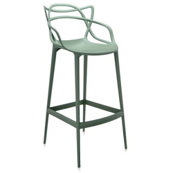 Kartell Masters Barhocker H 75cm|salbeigrün