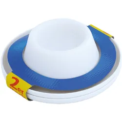 Global Partner Eierbecher Frühstücksbecher Eierhalter PP Kunststoff 2er Set ca 100mm ø 30mm hoch Küchenhelfer