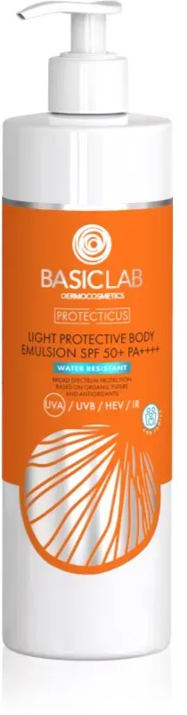 BasicLab Dermocosmetics Protecticus leichte Emulsion mit Schutzwirkung gegen äußere Einflüsse SPF 50+ 300 ml