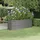 vidaXL Hochbeet Pulverbeschichteter Stahl 224 x 80 x 68 cm Grau