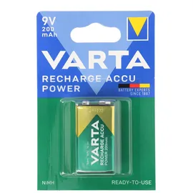 Varta Recharge Accu Power 9V Block (HR6F22)