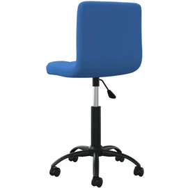 vidaXL Bürostuhl Drehbar Samt Blau