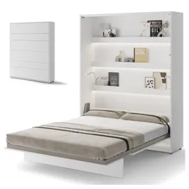 yourhouse24 Schrankbett Bed Concept 160 x 200 cm weiß