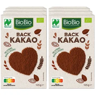 BioBio Backkakao 125 g, 6er Pack
