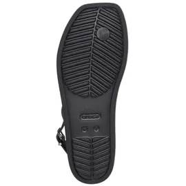 Crocs Miami Thong Flip Schwarz 41