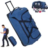 Elephant Gin Cruiser 4-Rollen 130 cm / 135 l blau/schwarz