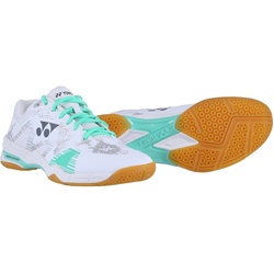 Yonex Badmintonschuhe Power Cushion Eclipsion X 3 (Stabilität) 2023 weiss/grün Herren