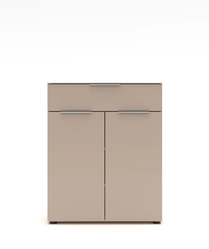 Innostyle Schuhschrank Santorin Glas Beige Kaschmir