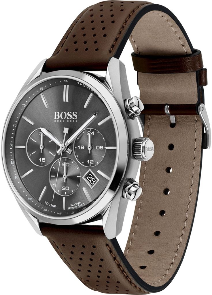 Hugo Boss Champion Herren Chronograph Uhr - Grau | 1513815