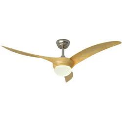 Klarstein Monteverde Deckenventilator mit dimmbarem Licht Ahorn 132