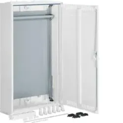 Hager ZB22NW Komplettschrank, universZ, 950x550x205mm, multimedia,SchutzklasseII,IP44,2--feld