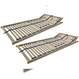 Erst-Holz Federholzrahmen Kopfteil verstellbar 80 x 200 cm