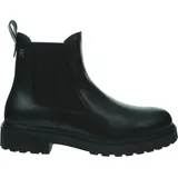 Tommy Hilfiger TH LEATHER Cleated CHELS Schwarz - Schwarz - 41