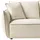 Beliani Sofa 3-Sitzer Kunes Stoff Hellbeige