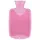 Fashy Wärmflasche ~ Thermoplast- Wärmeflasche Halblamelle, geruchsneutral, recyclingfähig, robust und langlebig, fugenloser, schmaler Flaschenhals ~ 0,8 Liter, rosa