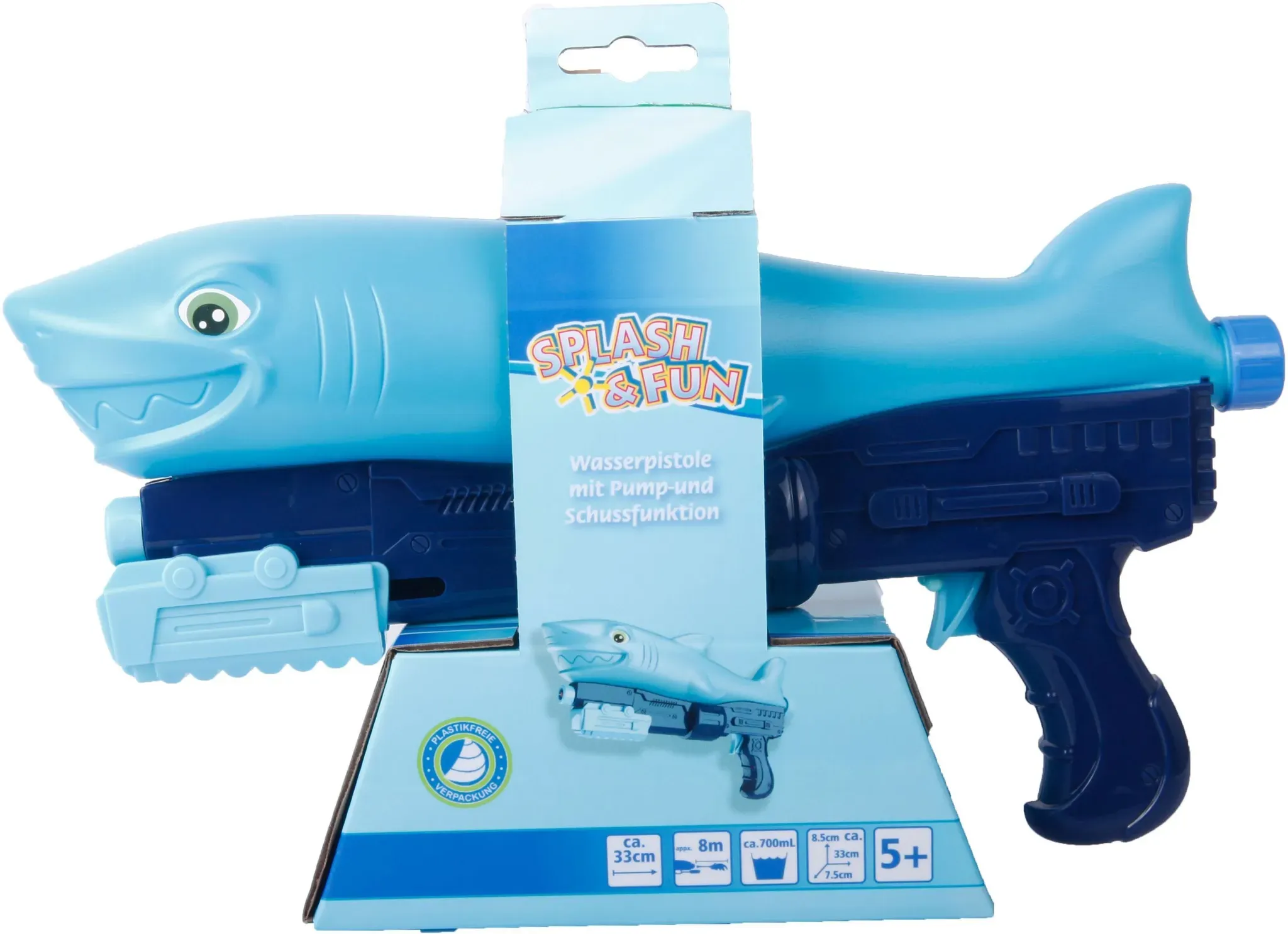 SPLASH&FUN Wasserpistole SHARK