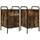 vidaXL Nachtschrank 2 Stk. 35 x 36,5 x 61 cm Braun