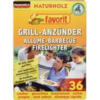 Favorit Grillanzünder aus Naturholz 36 St.