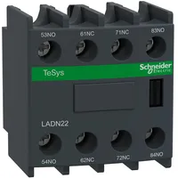 Schneider Electric LADN22 Hilfsschalterblock 2 Schließer, 2 Öffner 1St.