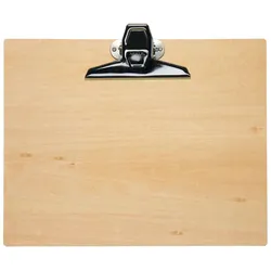 A4 Klemmbrett MAULtilia, Holz, Klemmer lange Seite