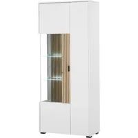 INOSIGN Vitrine »Hudson, Stauraumvitrine«, in moderner Trendfarbe, Griffe aus