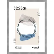 Accent Oslo Holzrahmen Silber 50x70 cm 1 St.