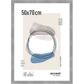 Accent Oslo Holzrahmen Silber 50x70 cm 1 St.
