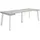 SKRAUT HOME Ausziehtisch 222 x 73 x 90 cm grau