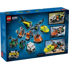 LEGO City Kombinationsset mit Flugzeug, Wartungsfahrzeug und Luftkissenboot 60505