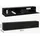 [en.casa] Evaton TV-Lowboard 180 x 32 x 30 cm Schwarz Hochglanz Spanplatte