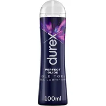 DUREX Perfect Glide Gleitgel - für lange Gleitfähigkeit, geeignet für vaginaler Trockenheit und verkehr - Silikonbasiertes Gleitmittel, Kondom, seidig-weiche Textur – 100 ml